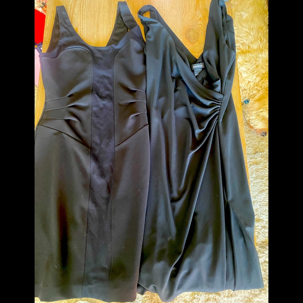 2 black express dresses